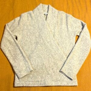 Vince Gray Cashmere Crossfront Sweater Size XS